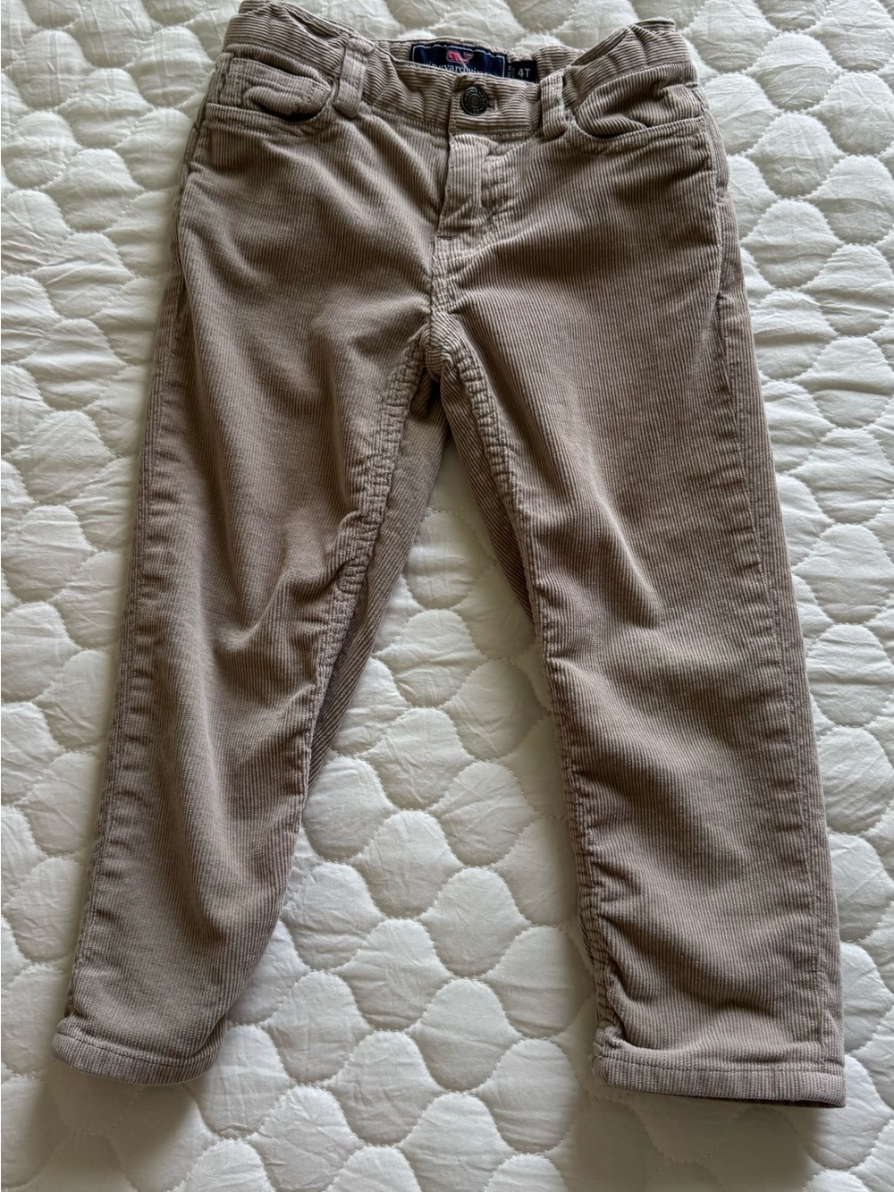 Vineyard Vines Kids Corduroy Pants in Taupe